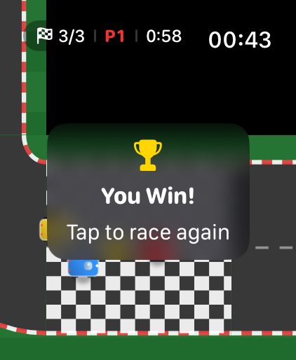 Car Racing for Watch on Apple Watch — screen 3
