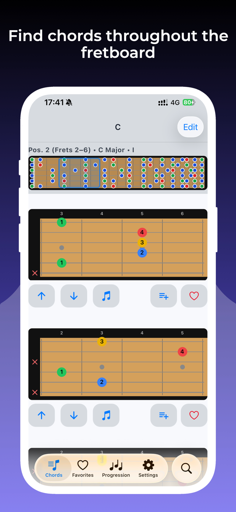 Chordy: Guitar Learning on Apple Watch — screen 2