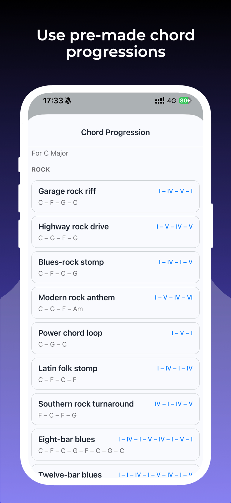 Chordy: Guitar Learning on Apple Watch — screen 4