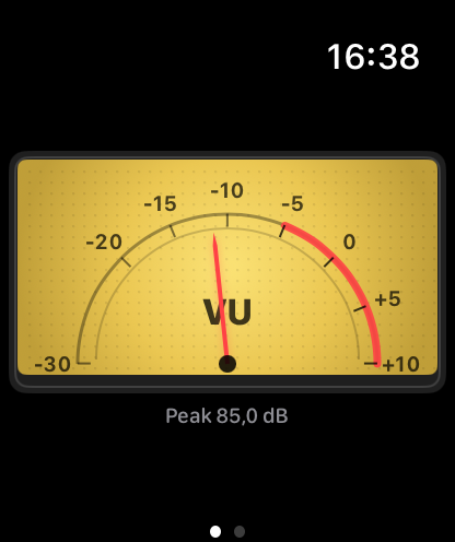 Db Meter Pro for Watch on Apple Watch — screen 3