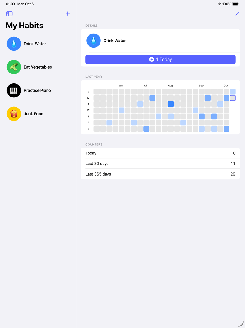 Habits Counter - Pro Tracker on Apple Watch — screen 3