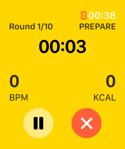 HIIT & Tabata Timer for Watch on Apple Watch — screen 2