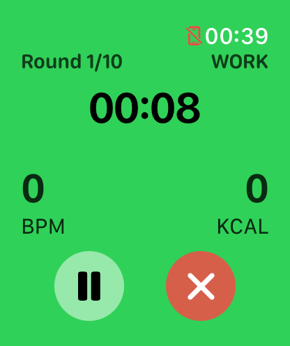 HIIT & Tabata Timer for Watch on Apple Watch — screen 3