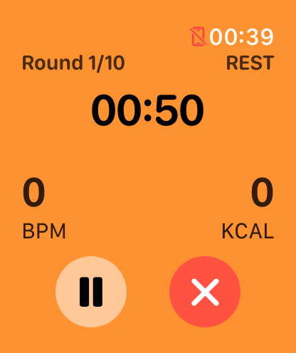 HIIT & Tabata Timer for Watch on Apple Watch — screen 4