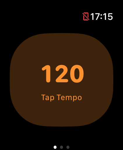 Metronome Pro for Apple Watch on Apple Watch — screen 2
