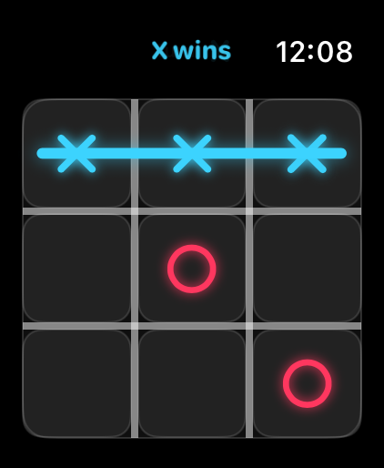 TicTacToe Game for Watch screenshot