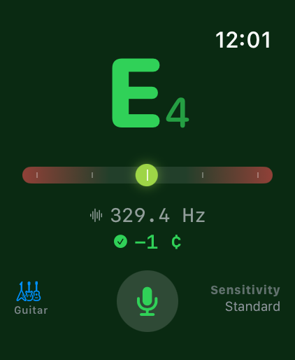 Tuner Pro for Watch screenshot