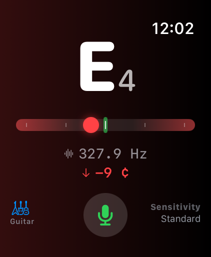 Tuner Pro for Watch on Apple Watch — screen 2